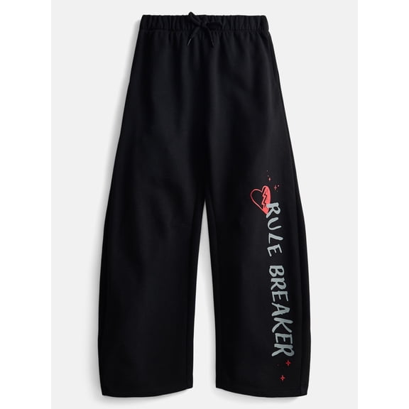 Disney Descendants Rule Breaker Girl’s Fleece Barrel Pants, Sizes 4-16