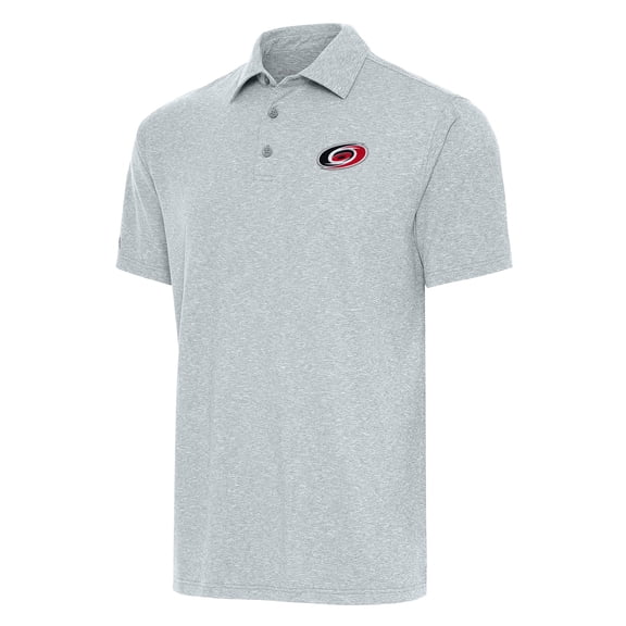 Men's Antigua  Heather Gray Carolina Hurricanes Big & Tall Par 3 Polo
