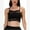 Black, variant on IDOPIP Lace Bralette for Women Spaghetti Strap Keyhole Cutout Back Sheer Camisole Tanks Going Out Tops S-3XL