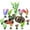 Set#2, variant on GreenJoy Aquarium Decorations Accessories - Fish Tank Decor Kit with Artificial Plants and Hideouts Ornaments Multiple Colors