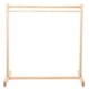 thumbnail image 1 of Perchero de madera creativo para colgar ropa de muñecas, 40 cm, 1 of 7