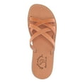 thumbnail image 2 of Gad - Leather Criss Cross Strap Sandal | Tan, 2 of 4
