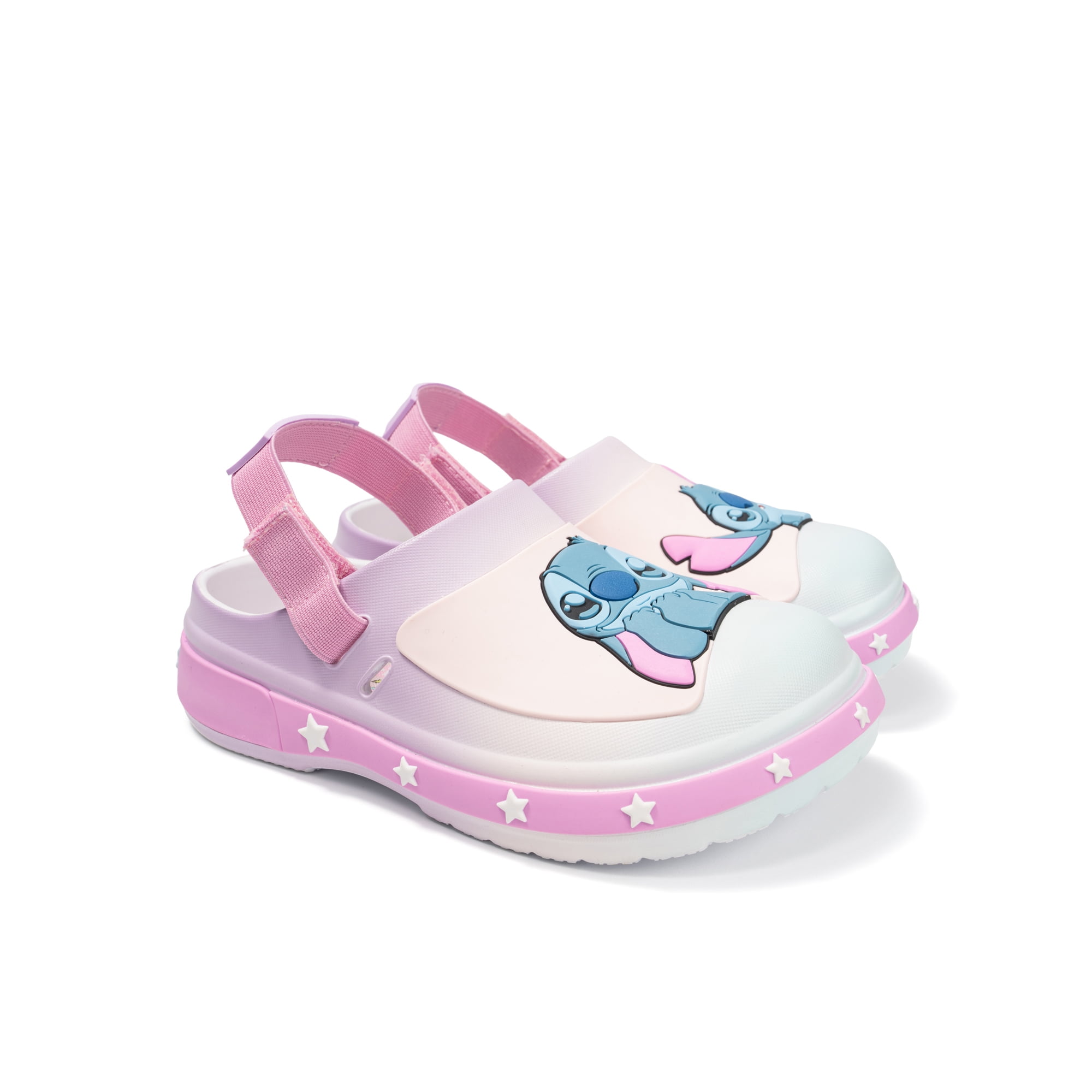 Stitch Toddler and Little Kid Adjustable Strap Clogs