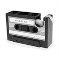 thumbnail image 2 of ckepdyeh Tape Dispenser Pen Holder, Retro Cassette Tape Dispenser,Retro Office Supplies, Funny Cute Tape Dispenser Gray-Black Pen Holder, 2 of 8
