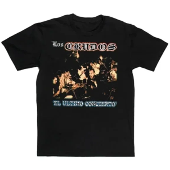 RARE Los Crudos El Ultimo concierto Black Unisex S-5XL Shirt