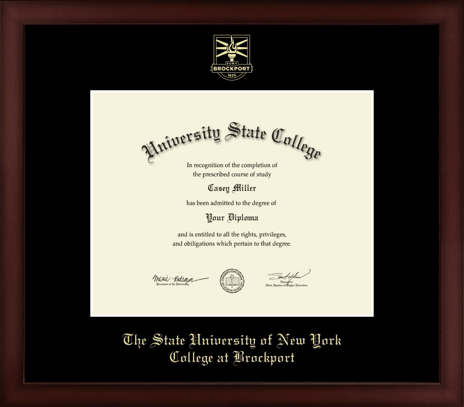 Gold Embossed Diploma Frame Union College in New York Document Size 12 x 9 Officially Licensed 2016 to Present Bachelor's Gold Embossed Diploma Frame Union College in New York Document Size 12 x 9 Officially Licensed 2016 to Present Bachelor's