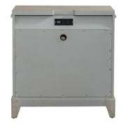 Belmar 3 Drawer Night Stand in Washed Taupe