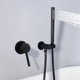 thumbnail image 1 of Juego de Ducha de Pared con Cabezal de Ducha de Agua Fría y Caliente Juego de Ducha Negro, 1 of 5