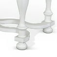 thumbnail image 4 of Orso Counter Height Narrow Dining Table-White-Brown Wood-84 Inch, 4 of 6