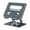 Gray, variant on Aluminum Tablet Support Stand with 360 Degree Full Rotation, Adjustable Elevations, and Hollow Cooling Bracket Support