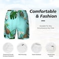 thumbnail image 5 of Balery Tropical Pineapple Mens Swim Trunks Swim Shorts for Men Quick Dry Inseam Beach Shorts with Compression Liner Pocket-Small, 5 of 9