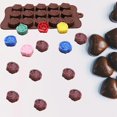thumbnail image 5 of 2PCS Silicone Rose Mould, Flower Chocolate Molds Rose 15 Cavity Silicone Sweet Moulds Valentines Candy Moulds Gummy Ice Jelly Moulds for Wax Melt Resi, 5 of 5
