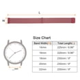 thumbnail image 2 of Unique Bargains Stainless Steel Mesh Watch Band 20mm Quick Release Magnetic Clasp, Red, 2 of 7