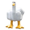 thumbnail image 1 of Adorno Creativo Resina Pato Con Dedo Estatua Pato Adorno para Coche Del Coche (B Amarillo) Amarillo Y Blanco, 1 of 9