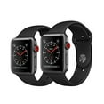 thumbnail image 4 of Apple Watch Series 3 (GPS + Celular), Caja de Aluminio Gris Espacial de 42 Mm con Correa Deportiva Negra - Gris, 4 of 5