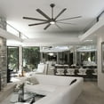 thumbnail image 6 of Hydra Indoor and Outdoor 8-Blade Smart Ceiling Fan 96in Titanium with 3000K LED Light Kit and Wall Control, 6 of 7