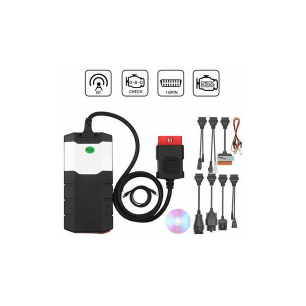 Ds150E Bt CDP TCS Error Camión Herramienta de diagnóstico de automóvil con 8 Telepherique OBD 2 Lector de código de automóvil Soporte Sistema de motor de automóvil Herramientas de diagnóstico automático Escáner Camión Automóvil