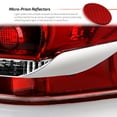 thumbnail image 7 of AKKON - Fits 2013 2014 2015 Altima Sedan 4Door Red Clear Tail Lights Brake Lamp Pair Driver + Passenger Replacement, 7 of 7
