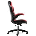 thumbnail image 6 of 9-Twelve High-Back Racing Style Chair With Flip-Up Arms Supports Up To 225 Lbs. Black Seat/Red Back Black Base | Total Quantity: 1, 6 of 7
