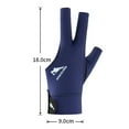 thumbnail image 5 of Pebbuoy 1Pc Billiards Glove Anti-slip Sweat-absorbing Breathable Men Women Left Hand Snooker Cue Sport 3-Finger Glove Billiards Accessories, 5 of 6