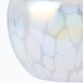 thumbnail image 4 of 2 Pack 15" Hand-Blown Glass Table Lamp Set, Blush Pink Velvet Shade, Pearlized Swirling Cloud Base, Small Accent Lamp(Bulb Not Included), 4 of 8