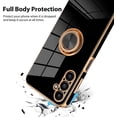 thumbnail image 4 of for Samsung Galaxy A14 5G Case Black Plating Mental Ring Kickstand Luxury Case Soft TPU Shockproof Back Electroplate Cover Galaxy A14 5G Case for Girls Women, 4 of 12