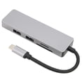 thumbnail image 3 of Hub USBC, concentrador expansor de puerto USB plateado con divisor USB C, experiencia incomparable, 3 of 12