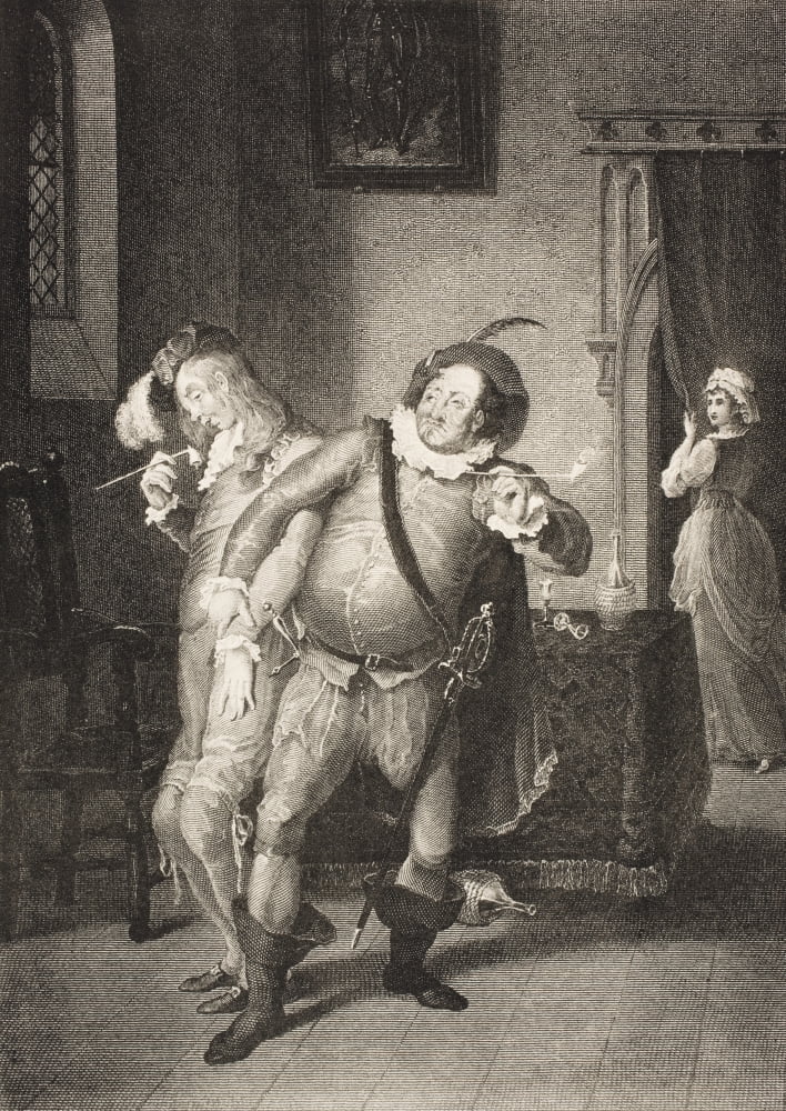 Twelfth Night Or What You Will Act Ii Scene Iii OliviaS House Sir Toby Belch Sir Andrew Aguecheek And Maria From The Boydell Shakespeare Gallery Published Late 19Th Century After A Painting By William