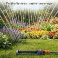 thumbnail image 2 of Lawn Sprinkler 19 Hole Nozzles 4 Spray Modes for Yard, Garden Water Oscillating Sprinkler with Spray Jet Cleaning Needle, 2 of 9