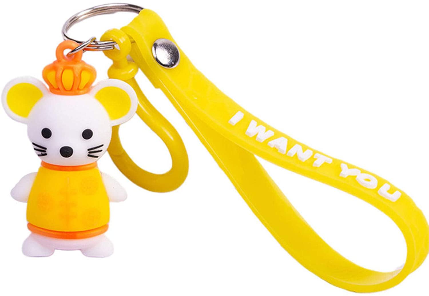 Alpaca Keychain Cartoon Doll Car Key Ring Student School Bag Pendant Accessories