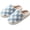 Green, variant on Checkered Slippers for Women and Men - Fuzzy House Slippers with Memory Foam, Comfy Plush Fluffy Indoor House Shoes, Cozy Warm Slip on Bedroom Slippers with Non-Slip Sole