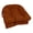 Cinnamon, variant on Blazing Needles 16-inch Outdoor Rounded Back Chair Cushion, 16" x 16", Kingsley Stripe Ruby 2 Count
