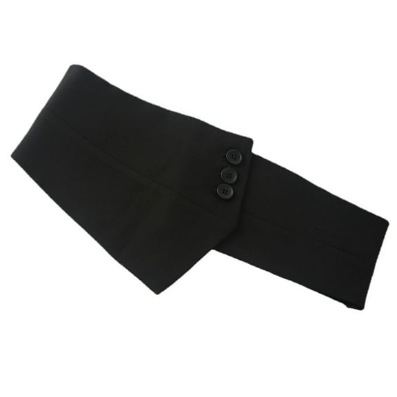 UPOUART 1Pc Beam Waistband Black Adjustable Waist Corset Belt Fashionable Waist Accessory