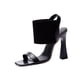 thumbnail image 3 of s de de punto s de tacón de vestir elegantes de verano con punta cuadrada para mujer Negro jinwen Sandalias de tacón alto de verano, 3 of 8