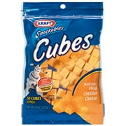 Kraft Snackables: Mild Cheddar Cheese Cubes, 8 oz