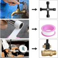 thumbnail image 4 of Llave para Medidor de Agua con Multiusos 4 Vías, Herramienta Cortar el Tuberías Principales, Desagües Subterráneos, en T y Cabezal U., 4 of 5