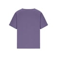 thumbnail image 4 of Craaazy Women's Oversized Short Sleeve Tunic Tops, Lightweight Cotton Linen Casual Shirt, Breathable Crew Neck Blouse for Everyday Outfits Gifts, 4 of 5