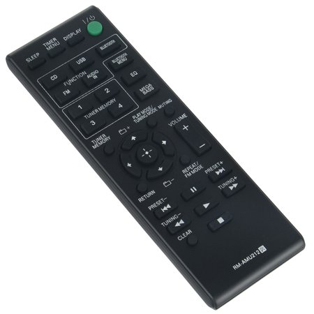RM-AMU212 Replace Remote for Sony Stereo Receiver CMT-X3CD CMTX3CD Audio System