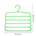 thumbnail image 3 of 1/5 Pack Multi-Functional 5-Layer Pants Hangers Non-Slip Wardrobe Multi-Layer Trouser Rack Scarf Rack Silk Scarf Tie Hanger Space Saver Closet Organization, 3 of 7