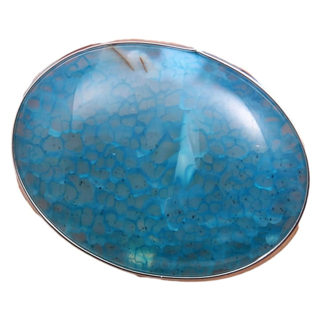 Jumpingount Anillo ovalado de cristal a la moda, accesorios únicos para mujer, anillo eterno para mujer, joyería, regalo para mujer Ropa, zapatos y accesorios Miscelánea azul