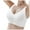 #04 White, variant on Sports Bras For Women Plus Size Push Up Bras For Women Wireless Bralettes With Support Seamless Everyday Bras Bras For Older Women Comfortable Full Coverage Bra For Women Wireless Bras #04 White,Xl
