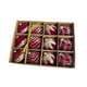 thumbnail image 3 of 12 bolas navideñas brillantes de 6 cm con paquete, decoraciones colgantes para festivales. Vino tinto, 3 of 9