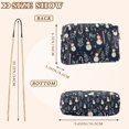 thumbnail image 4 of FORMRS Women Crossbody Purse with Chain Strap Vegan Leather Shoulder Handbag, Jolly Snowman, 4 of 7
