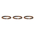 thumbnail image 2 of Qarigey Pulseras de obsidiana con cuentas de piedra Natural para hombre, resistente al desgaste, brazaletes de joyería para mujer, de ojo de Type1 NO1, 2 of 6