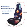 thumbnail image 4 of Sikiie Space Planet Car Seat Protector 2 Pack Car Seat Cushion Mat, Car Seat Covers for SUV, Truck, Van, 4 of 7