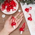 thumbnail image 3 of 30pcs Mushroom Christmas Tree Hanging Ornaments Xmas Red Wool Felt Pendant Decorations Accessories Mushroom Ornaments for Wedding Holiday Party Daily Life for diy, 3 of 6