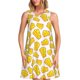 thumbnail image 1 of Easygdp Cheese para Vestido Transpirable de Mujer, Vestido Suelto de Manga Corta con Pliegues y Bolsillos para el Verano, 1 of 7