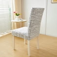 thumbnail image 6 of Stretchable Office Desk Chair Slipcover Washable Polyester Seat Protector Cushion Cover For Home Workspace Gray, 6 of 7