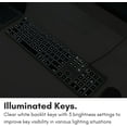 thumbnail image 6 of Macally Wired Keyboard for Mac with USB Hub (2X USB-A / 1x USB-C) - Space Gray, 6 of 7