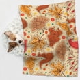 thumbnail image 6 of Yiaed Autumn Animal Maple Leaves Print Dog Blankets-Cat Blanket Washable for Couch Protection,Puppy Blanket, Soft Plush Reversible Throw Furniture Protector-Large, 6 of 8